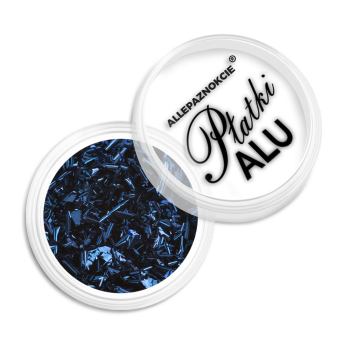 Nail Art Prismatic Flakes Blue